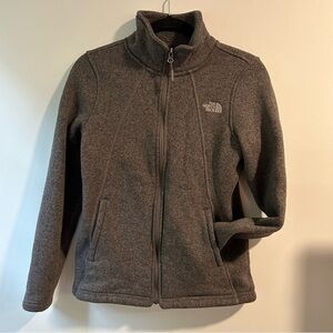 Women’s Northface Full Zip Sweater Purple Gray Size Medium
